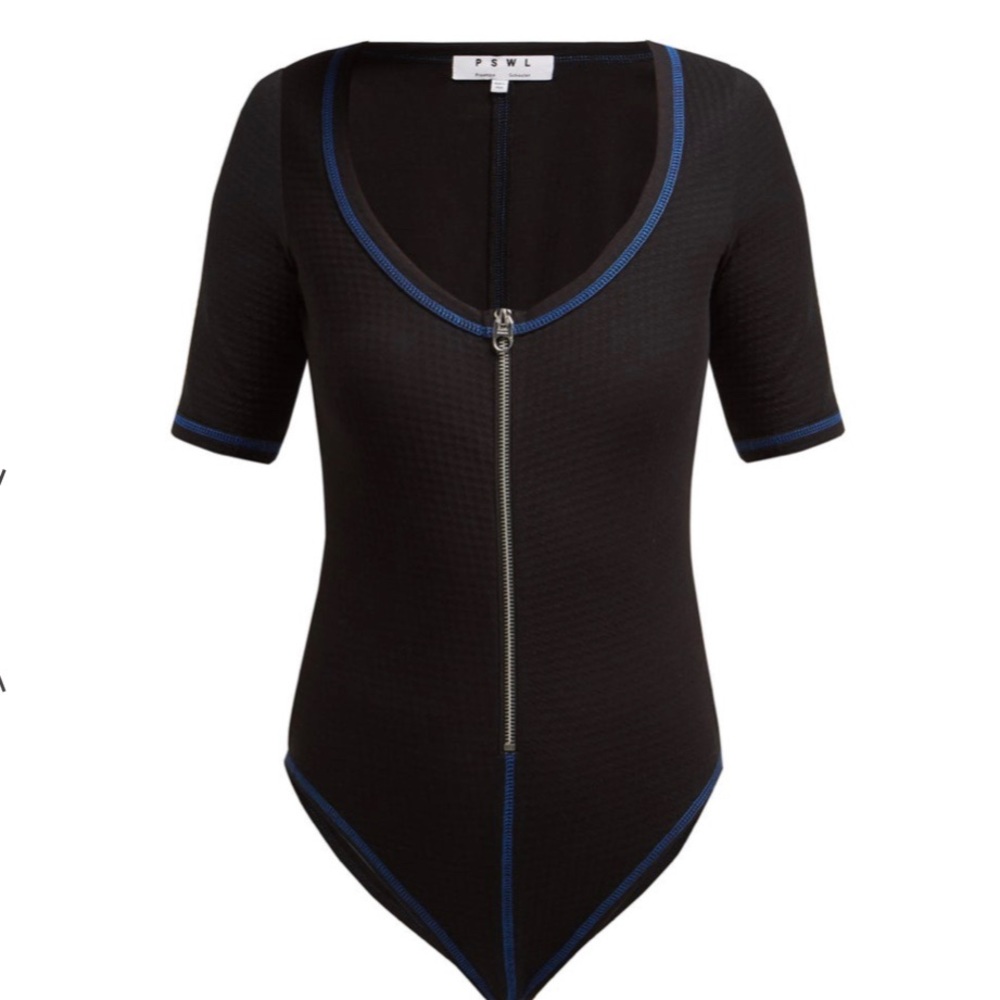 Proenza Schouler Scoop neck stretch jersey bodysui